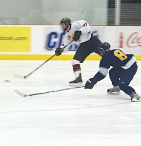 Club Hockey: Sophomore Dale Kolatski (#18) in Friday’s game against the University of Toledo. This weekend’s two games took place at Ewigleben Ice Arena and both resulted in victories for Ferris, bringing the team’s record to 9-5-1. Photo By: Sam Lehnert | Ad Layout Assistant