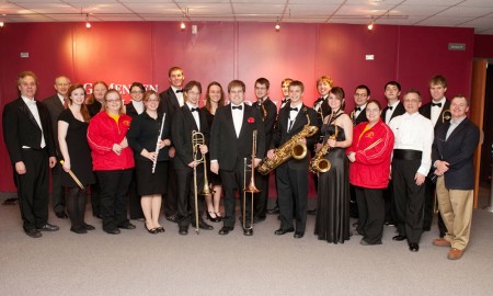 The Musical Fraternity: Kappa Kappa Psi is a musical fraternity which just started this past year. The fraternity has about 20 members who all share a passion for music. Photo Courtesy of Dr. Richard Cohen 