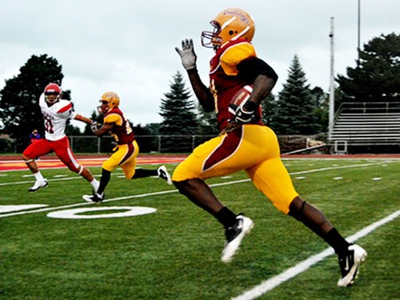 Long Lost Victory: The Ferris State Bulldogs earned their first victory since week one of the 2009 season. The Bulldogs defeated Saginaw Valley State on Saturday with a final score of 21-17, bringing their overall record for the 2010 season to 1-1.  Photo By: Sam Lehnert | Ad Layout Assistant