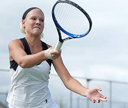 Women’s Tennis: Melissa Flowers and the Ferris State tennis team fell short to the Grand Valley team with a final score of 6-3. The bulldogs are now 6-2 for the 2010 season. Photo Courtesy of Ferris State Athletics