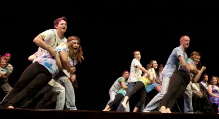 Lip Synced: Sororities and Fraternities participated in Lip Sync on Monday, Oct. 4. Comedians also competed to win the chance to open for comedian, Christian Finnegan who will be performing Friday, Oct. 8 at 7 p.m. in the Williams Auditorium. Photo By: Kate Dupon | Photo Editor