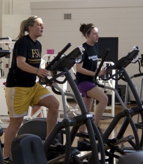 UREC Trouble: Many Ferris students look to cardio for a good workout, but with machines being “Out of Order” some students struggle to get fit. Photo By: Kate Dupon | Photo Editor