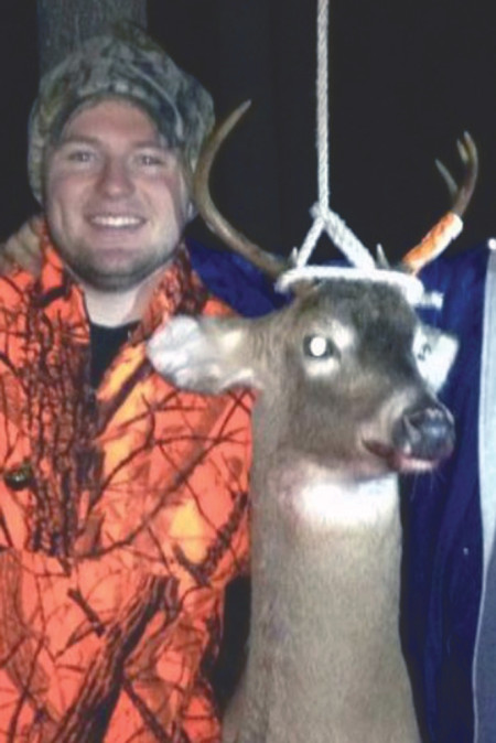 Zach Griffin with a buck he shot last season. This year Zach plans to stick to traditions as he uses a family 30-06 Remington 7600 rifle and baits with corn. Nov. 15 marks the opening of the rifle season. Courtesy Photo Provided by: Zach Griffin 