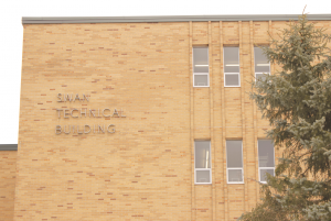 The Swan Building is located on the east side of campus behind the University Center.