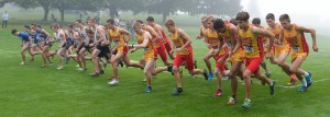 Bulldog cross country team bows down at soggy Spartan Invitational  