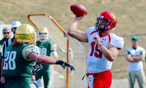 Jason Vander Laan completed 14 of 16 passes for the Bulldogs last Saturday as FSU rolled Tiffin 56-21 in Ohio.