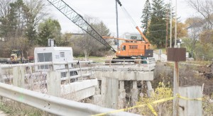 Navigating the north-east side of Big Rapids recently got more difficult as the Baldwin Street bridge is under construction.