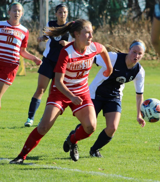 Freshman defender Carley Dubbert finished the game with one goal and one assist, and was on the field for three of the four goals on the day.