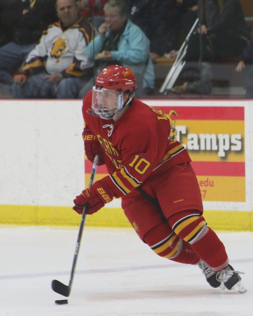 The Dawgs have won the first of a three-game series against Northern Michigan. If the Dawgs can finish against the Wildcats again tomorrow, they will advance to the WCHA Final Five.