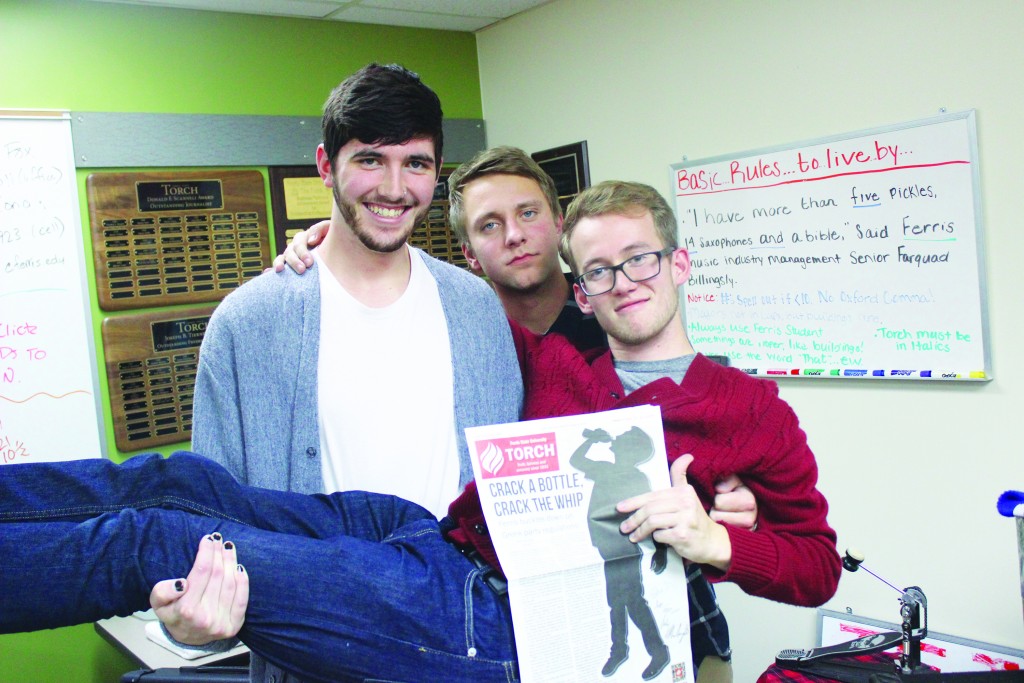 Ferris juniors Jordan McNaughton, Josh Olszewski and Shawn White of Beach Thief recently performed in the Torch office for the new “Torch Jams” concert series. Watch video coverage at fsutorch.como