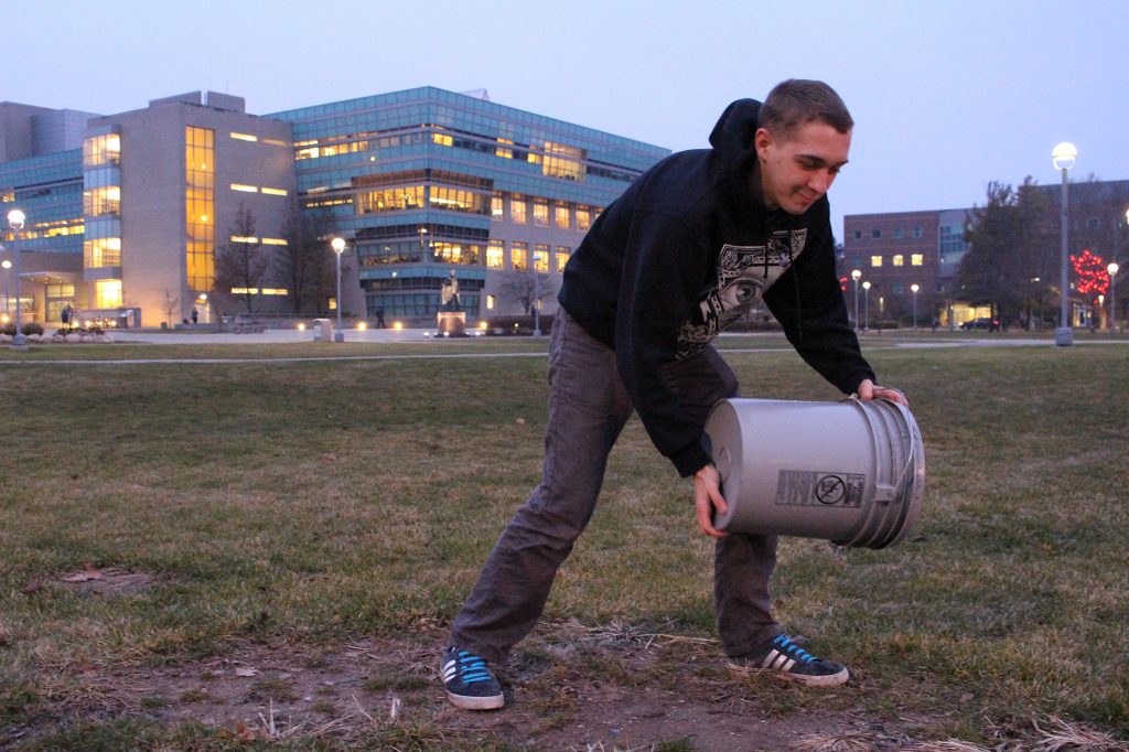 Ferris geology freshman Harold Schmeismer may be unsure of the actual definition of fracking, but he has a dream, damn it.