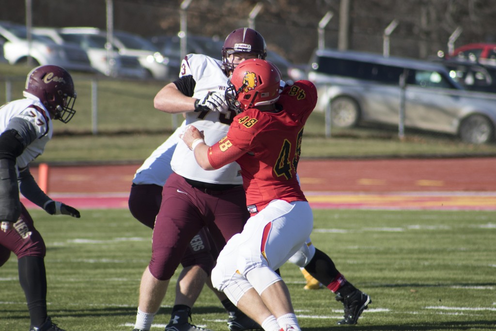 Former Ferris defensive tackle Justin Zimmer is in McKinney, Texas training for a shot at the NFL.