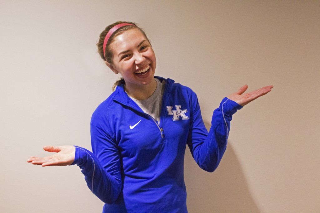 Ferris pre-optometry freshman Jordan Lee represents the Bulldogs on Ferris State's cross country team, despite her constant hiccups that have been ongoing for over three years.