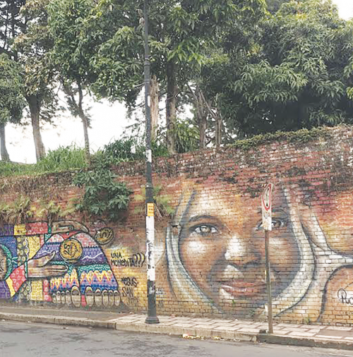 Street art adorns a wall in San Jose, Costa Rica, where 14 Ferris State students took up to eight credit hours over four weeks.