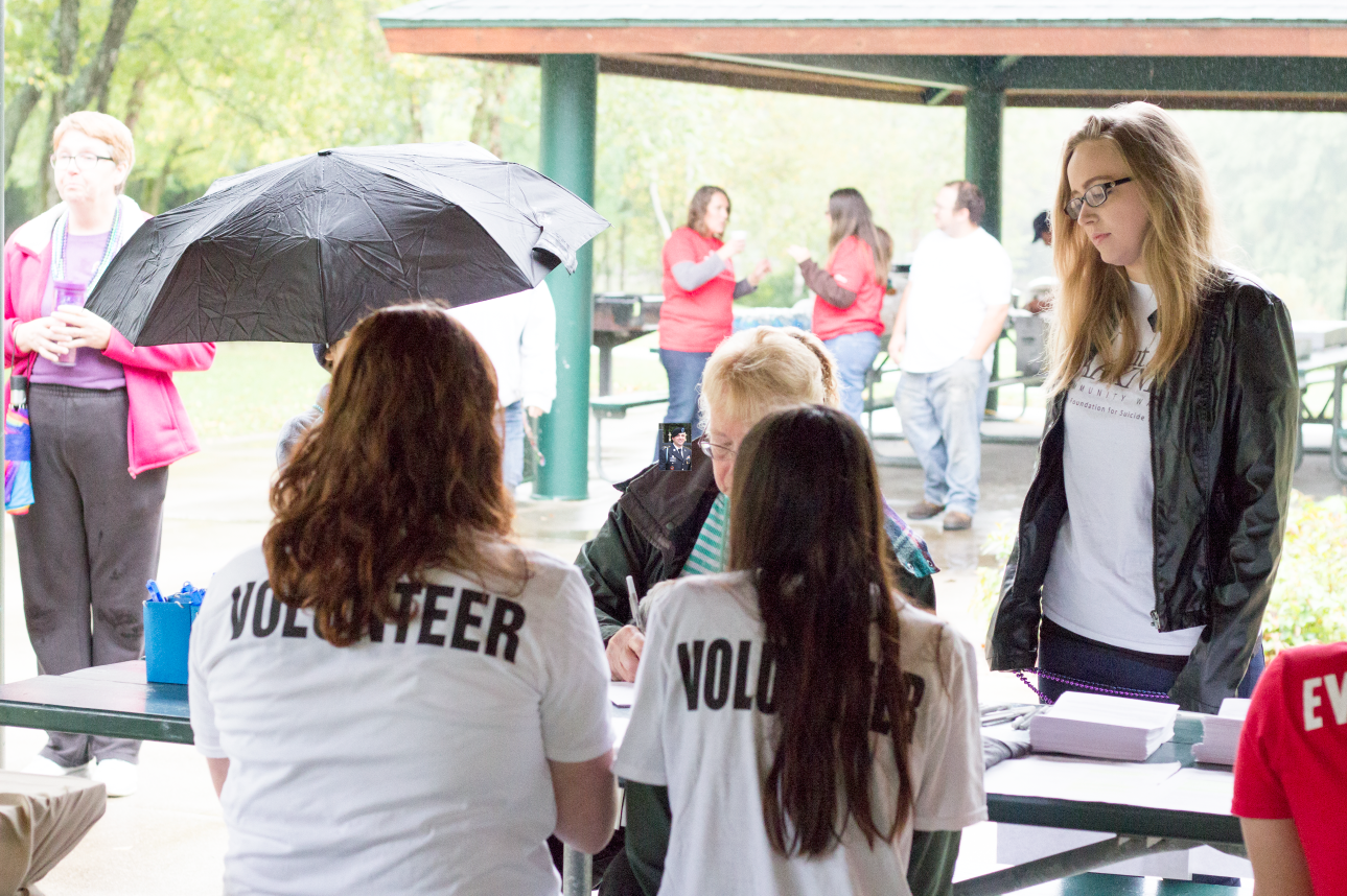 The American Foundation for Suicide Prevention hosted a community walk at the Northend Riverside Park on Sunday, Oct. 2. Proceeds from the event are designated to benefit local and national suicide prevention and awareness programs. For more information on this program visit http:// outofthedarkness.org/, or call (888) 333-2377.