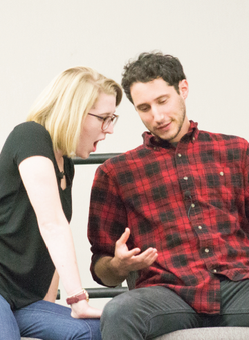 Educators David Seeber and Anne Dufault of Catharsis Productions visited Ferris to talk about the meaning of consent and what it means to say, “no.”