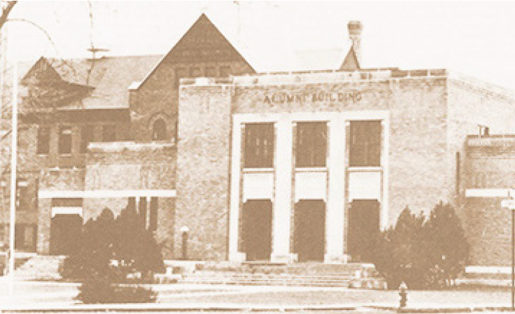 The Alumni Building on the north end of campus is one of the only original buildings on campus to survive the 1950 fire that burned down surrounding buildings. It’s rumored to be haunted at night.