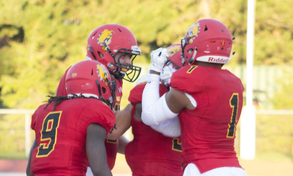 With the 20-17 victory at Findlay, Ferris improves their overall record to 3-1 on the season.