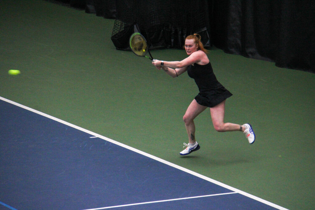 Morgan Waller during Ferris's victory. 