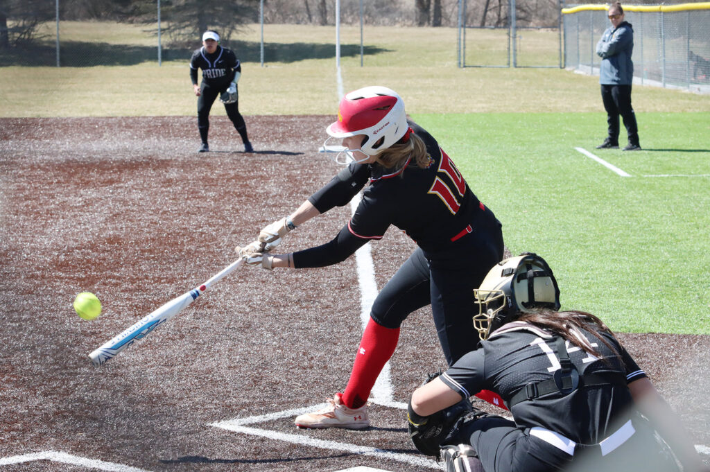 Kaitlyn Orme bats against Purdue Northwest.